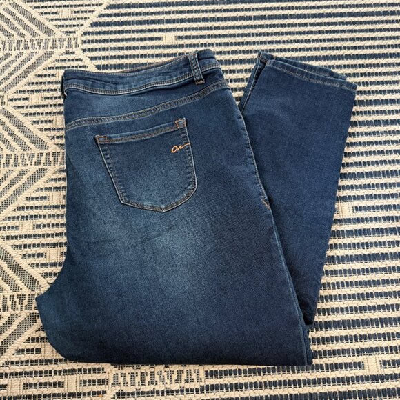 American Rag Plus Size 20W Dark Wash Skinny Denim Jeans - Picture 3 of 5